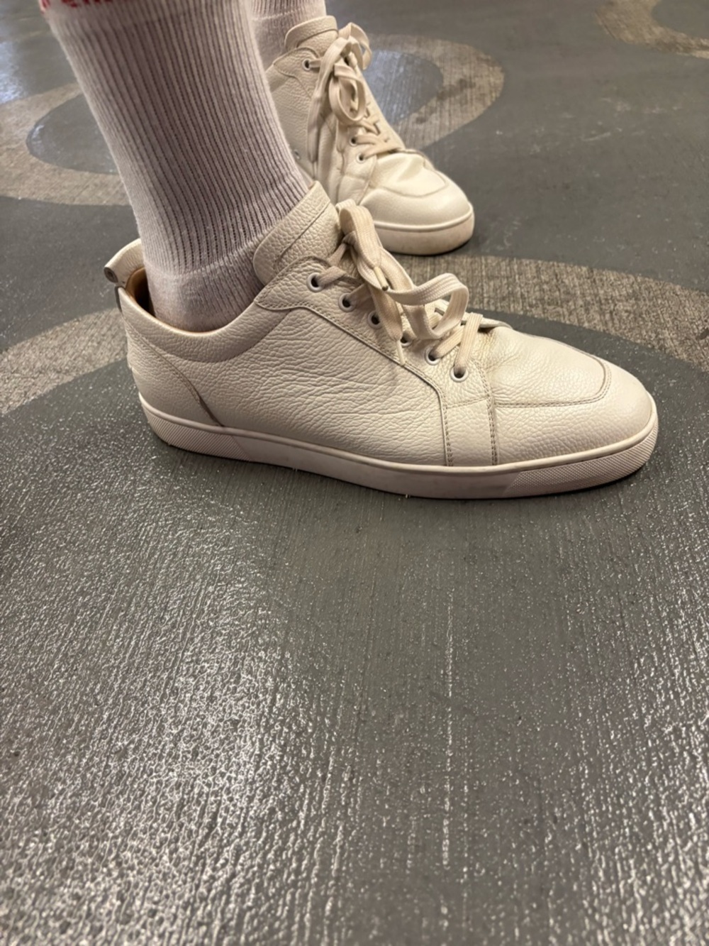 Christian Louboutin  Rantulow sneakers Men sz 45 11.5 leather in white